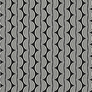 HomeRoots 5' X 8' Black And Ivory Ogee Area Rug - Stylish, Washable, UV-Protected for High Traffic Homes 682681