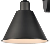 Abbington 8'' Wide 1-Light Vanity Light - Matte Black 68270/1 Elk Lighting