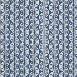 HomeRoots 10' X 14' Navy Blue & Ivory Ogee Area Rug - Washable, UV Protected, Durable, & Stylish for Any Space 682739