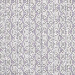HomeRoots 5' X 8' Stylish Lavender & Ivory Ogee Area Rug - Durable, Stain-Resistant, UV Protected Design! 682771