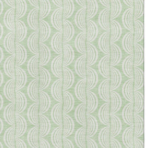 HomeRoots 10' X 14' Mint Green & Ivory Ogee Area Rug - Washable, UV Protected, Stain-Resistant for Busy Homes 682781