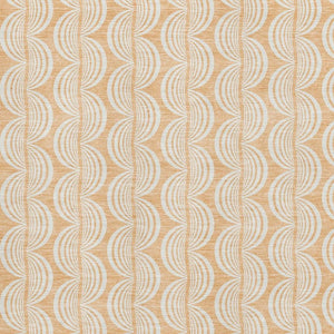 HomeRoots 8' X 10' Washable Ogee Area Rug in Peach, Ivory & Brown - Durable, UV Protected, Perfect for Families 682785