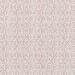 HomeRoots 5' Pink and Ivory Ogee Area Rug - Washable, UV Protected, Durable, Stain-Resistant for Any Space 682789