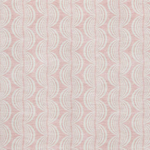 HomeRoots 10' Pink & Ivory Ogee Area Rug - Washable, UV-Protected, Stain-Resistant for Busy Homes & Style 682793