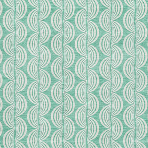 HomeRoots 10' X 14' Aqua & Ivory Ogee Area Rug - Soft, Durable, UV-Protected, Stain-Resistant for Family Spaces 682799