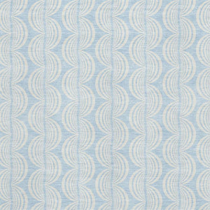 HomeRoots 9' X 12' Sky Blue Ogee Area Rug - Washable, UV Protected & Perfect for Homes with Kids & Pets! 682804