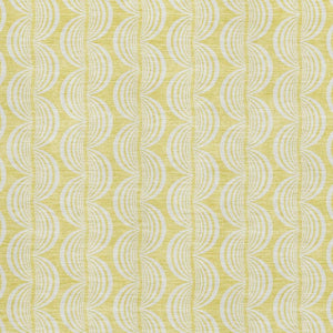 HomeRoots 8' X 10' Yellow and Ivory Ogee Area Rug – Durable, Washable, UV-Protected for High-Traffic Spaces 682815