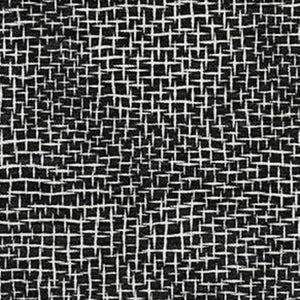 HomeRoots 5' X 8' Black And Ivory Geometric Area Rug - Washable, UV-Protected, Perfect for High-Traffic Spaces 682825