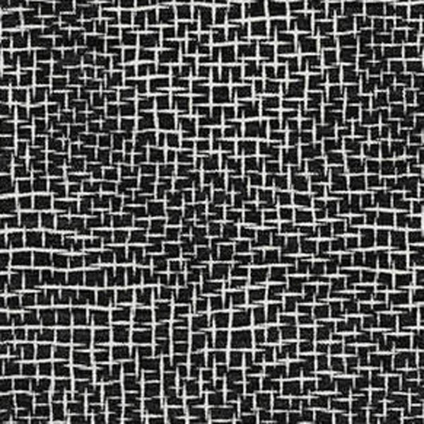 HomeRoots 8' X 10' Modern Black and Ivory Geometric Washable Area Rug with UV Protection & Easy Care 682827