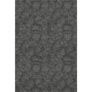 HomeRoots 10' X 14' Black And Ivory Geometric Area Rug - Washable, UV-Protected, Stylish & Stain-Resistant! 682829