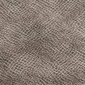 HomeRoots 5' X 8' Brown and Beige Geometric Area Rug - Washable, UV Protected, Stain Resistant for Active Homes 682831