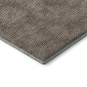 HomeRoots 10' X 14' Stylish Brown & Beige Geometric Area Rug – Durable, Stain-Resistant, UV Protected Design! 682835
