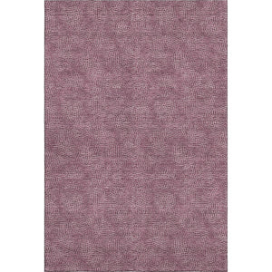 HomeRoots 5' X 8' Eggplant Geometric Area Rug - Durable, Stain Resistant, UV Protected for Modern Spaces 682843