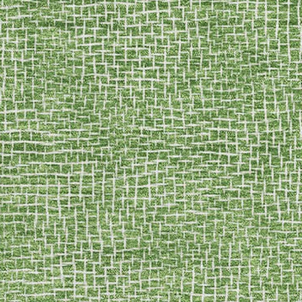 HomeRoots 9' X 12' Green And Ivory Geometric Washable Area Rug - UV Protected, Stylish, Durable for Every Home 682852