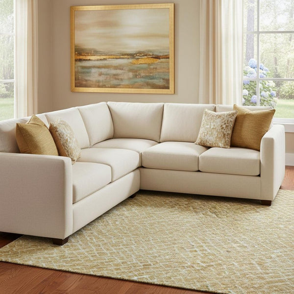 HomeRoots 8' X 10' Gold And Ivory Geometric Area Rug - Stylish, Washable, UV-Protected & Stain-Resistant Design 682857