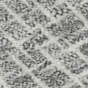 HomeRoots 8' X 10' Gray and Ivory Geometric Area Rug - Washable, UV-Protected, Stain-Resistant for Homes 682863