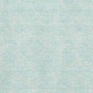 HomeRoots 8' X 10' Aqua & Ivory Geometric Area Rug - Washable, UV Protected, Stylish for Modern Spaces! 682893