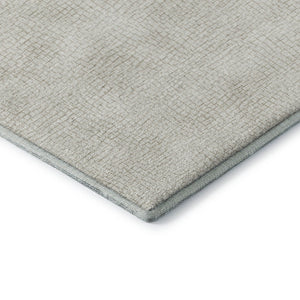 HomeRoots 8' Beige and Ivory Geometric Round Rug – Washable, UV Protected, Stain-Resistant, Modern Design! 682898