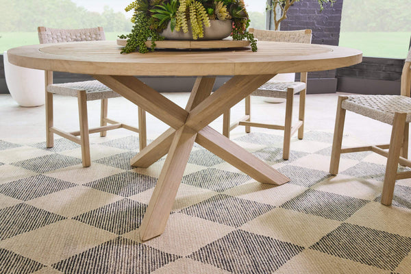 Essentials for Living Boca Outdoor 63" Round Dining Table 6829.W-ET