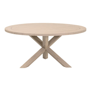 Essentials for Living Boca Outdoor 63" Round Dining Table 6829.W-ET
