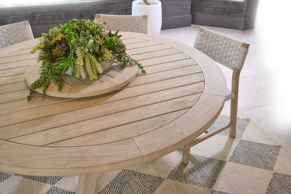 Essentials for Living Boca Outdoor 63" Round Dining Table 6829.W-ET