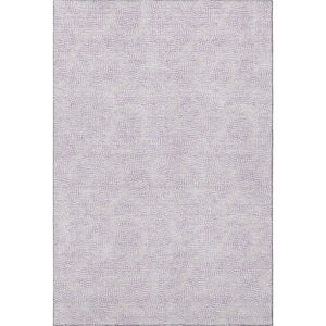 HomeRoots 10' X 14' Lavender and Ivory Geometric Area Rug - Washable, Stain-Resistant, UV Protected Beauty! 682907