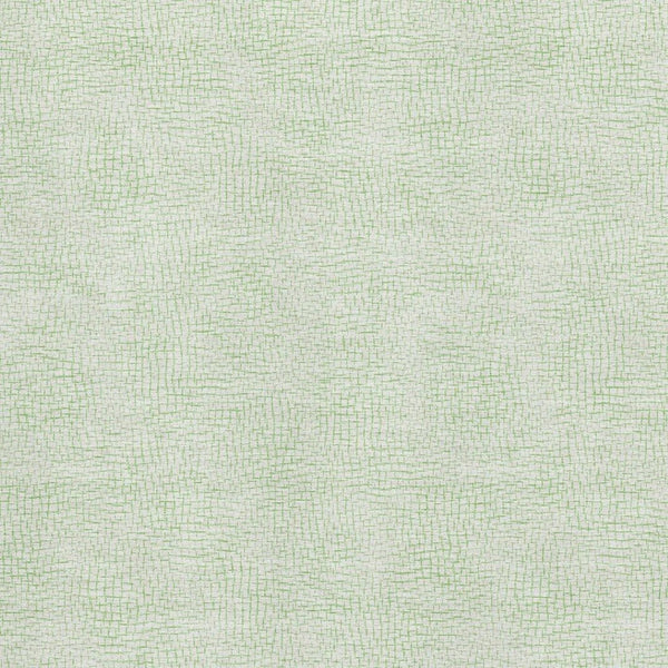 HomeRoots 9' X 12' Mint Green and Ivory Geometric Rug – Durable, Washable, UV-Protected for Stylish Homes 682912