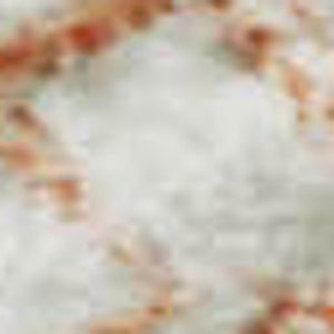 HomeRoots 5' X 8' Stylish Peach & Ivory Geometric Area Rug - Washable, UV Protected, Perfect for Homes! 682915