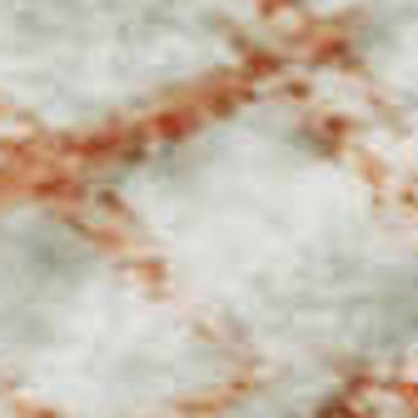 HomeRoots 5' X 8' Stylish Peach & Ivory Geometric Area Rug - Washable, UV Protected, Perfect for Homes! 682915