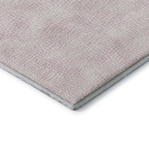 HomeRoots 8' X 10' Pink And Ivory Geometric Washable Area Rug - Durable, Stain Resistant & UV Protected Design 682923
