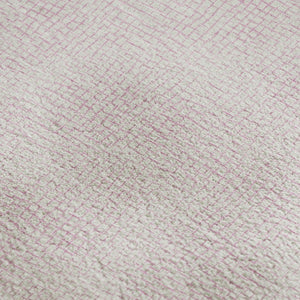 HomeRoots 9' X 12' Pink and Ivory Geometric Washable Area Rug with UV Protection - Perfect for Family Spaces! 682924