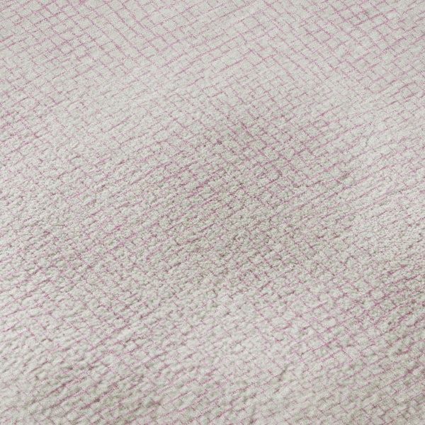 HomeRoots 10' X 14' Pink Geometric Area Rug - Washable, UV-Protected & Stylish for Modern Living Spaces 682925