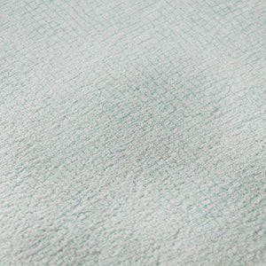 HomeRoots 9' X 12' Sky Blue Geometric Area Rug - Washable, Stain Resistant, UV Protected for Modern Spaces 682930