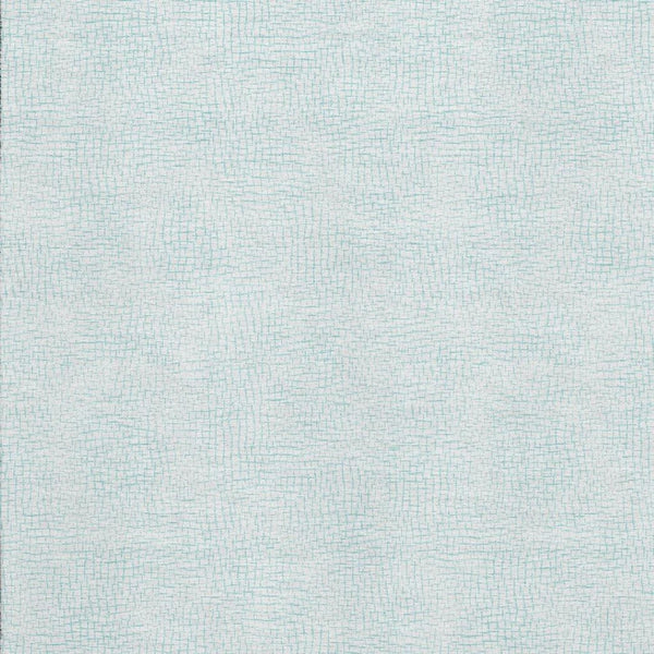 HomeRoots 10' Sky Blue & Ivory Geometric Washable Area Rug - UV Protected, Stylish & Durable for High-Traffic Spaces 682931