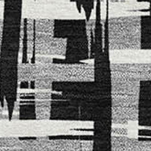 HomeRoots 10' X 14' Stunning Black Ivory Gray Geometric Washable Area Rug with UV Protection & Stain Resistance 682955