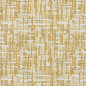 HomeRoots 5' X 8' Gold Ivory Wheat Abstract Geometric Washable Area Rug with UV Protection & Stain Resistance 682981
