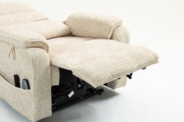 English Elm Lounge Electric Lift Chair With Massage & Heating – Plush Velvet Recliner For Comfort & Mobility W547S00055