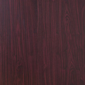 English Elm Microwave Rolling Cart with Hutch Shelves Sliding Tray and Locking Wheels for Kitchen Mahogany B107P306191