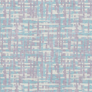 HomeRoots 8' X 10' Contemporary Abstract Area Rug in Lavender, Ivory & Aqua - Washable, UV Protected & Durable 683049