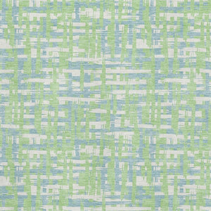 HomeRoots 8' X 10' Stylish Mint Green, Ivory & Sky Blue Geometric Washable Area Rug with UV Protection & Durability 683055