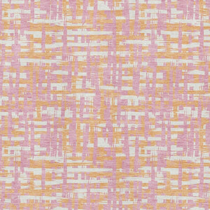 HomeRoots 10' X 14' Washable Pink Ivory Orange Geometric Area Rug with UV Protection for Busy Family Spaces 683075