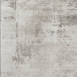 HomeRoots 8' X 10' Beige and Ivory Abstract Area Rug - Washable, UV Protected, Durable & Stylish for Homes 683169