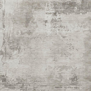 HomeRoots 9' X 12' Beige and Ivory Abstract Area Rug - Washable, UV Protected, Pet-Friendly for Modern Homes 683170