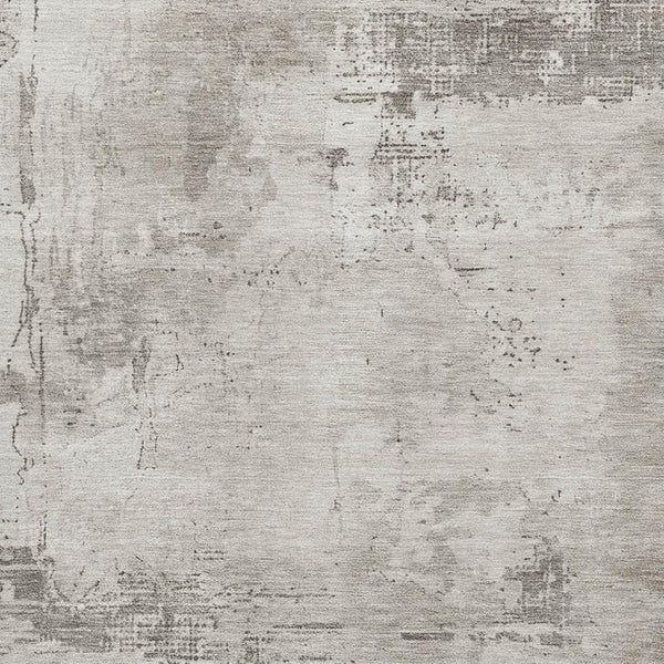 HomeRoots 9' X 12' Beige and Ivory Abstract Area Rug - Washable, UV Protected, Pet-Friendly for Modern Homes 683170