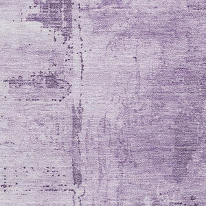HomeRoots 5' X 8' Abstract Lavender & Lilac Washable Area Rug with UV Protection – Durable, Stain-Resistant Design! 683203