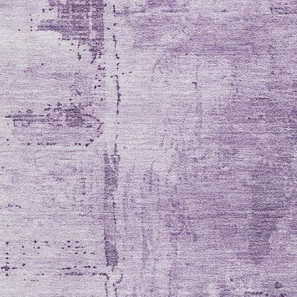 HomeRoots 5' X 8' Abstract Lavender & Lilac Washable Area Rug with UV Protection – Durable, Stain-Resistant Design! 683203