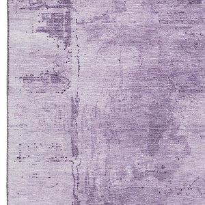HomeRoots 5' X 8' Abstract Lavender & Lilac Washable Area Rug with UV Protection – Durable, Stain-Resistant Design! 683203