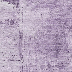 HomeRoots 9' X 12' Abstract Lavender & Lilac Area Rug - Washable, UV-Protected, Stain-Resistant for Modern Spaces 683206