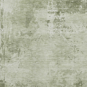 HomeRoots 8' X 10' Olive Green & Fern Green Abstract Area Rug - Washable, UV Protected, Pet Friendly Decor 683217