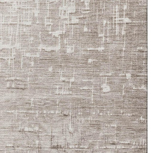HomeRoots 5' X 8' Khaki Gray Charcoal Ombre Rug - Washable, UV-Protected, Soft & Stain-Resistant for Homes 683359
